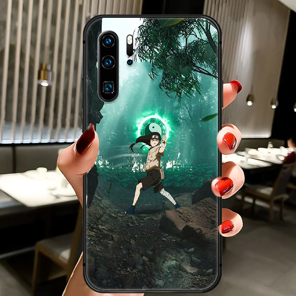 

Naruto Hyuga Neji Anime Phone Case Cover Hull For Huawei P8 P9 P10 P20 P30 P40 Lite Pro Plus Smart Z 2019 black Cell 3D Back