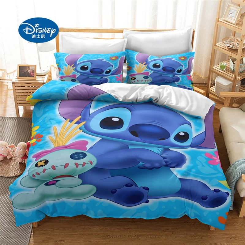 Disney Lilo и стежок Комплект постельного белья пододеяльник декор для спальни детей