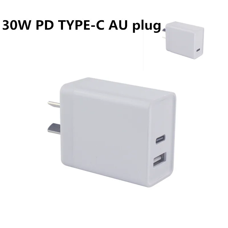 Быстрая зарядка PD AU plug для iPhone 11pro max X XR XS Max iPad Pro USB Type C адаптер питания путешествий