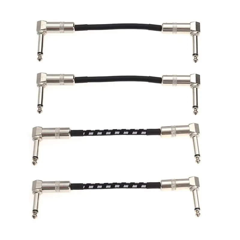 4 шт. стерео 15 см Прямоугольный приборный линейный аудиокабель для усилителя