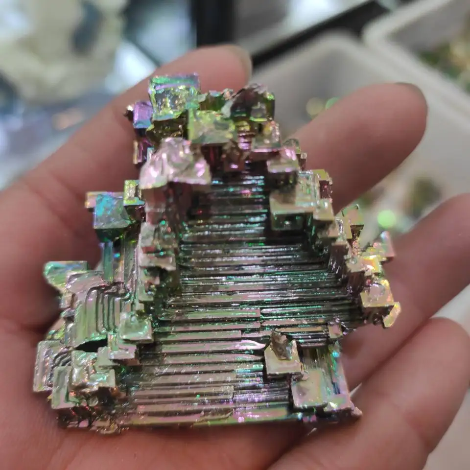 1 шт. 80 100 г украшение из натурального камня в виде висмута|Камни| |