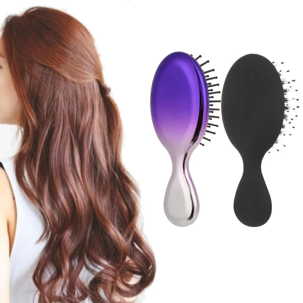 1 шт. Портативный карманный гребень для волос мини Массажная Расческа Щетка из