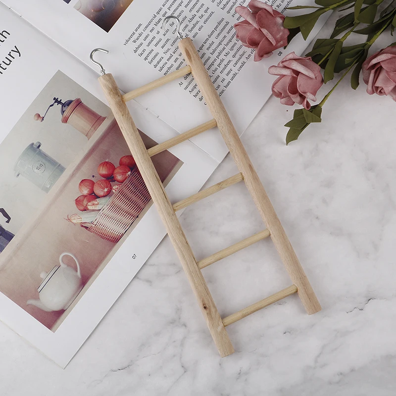 Деревянная лестница раскачивающаяся Когтеточка скалолазание 5 лестниц клетка