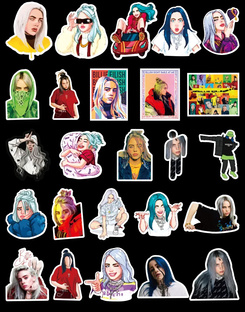 50 шт. 100 водонепроницаемые наклейки на автомобиль|Наклейки для творчества| |