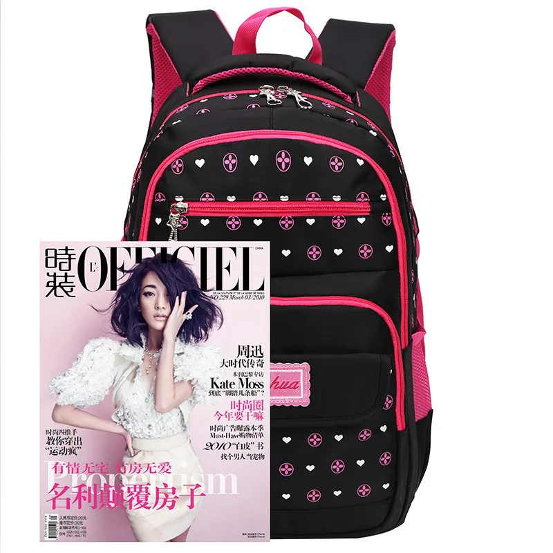 Women Girls Nylon Backpack 2023 School Backpacks Schoolbag For 3-5 grade Student Book Bag High Quality Princess backpack Mochila