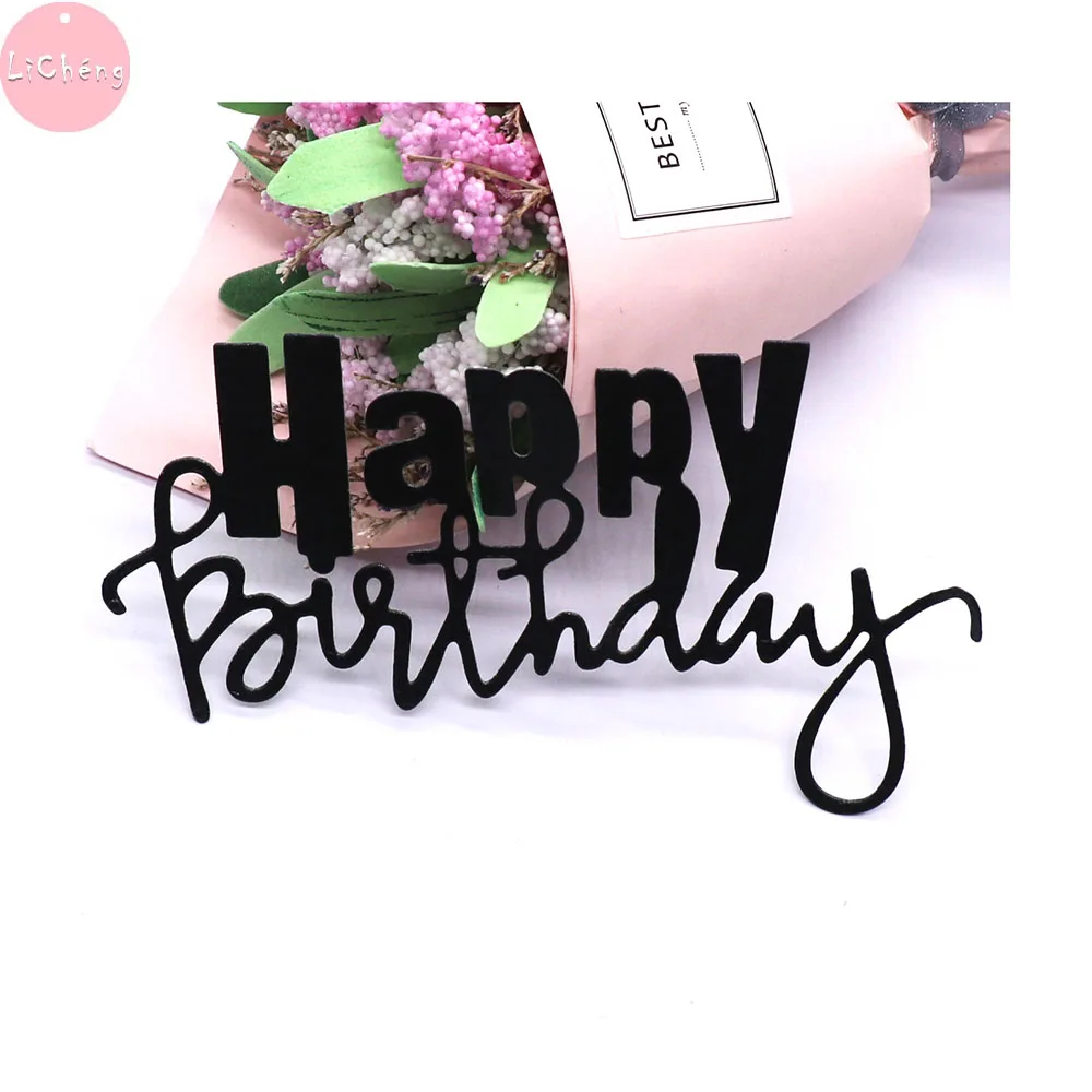 Форма для тиснения с надписями на день рождения штампы скрапбукинга альбома