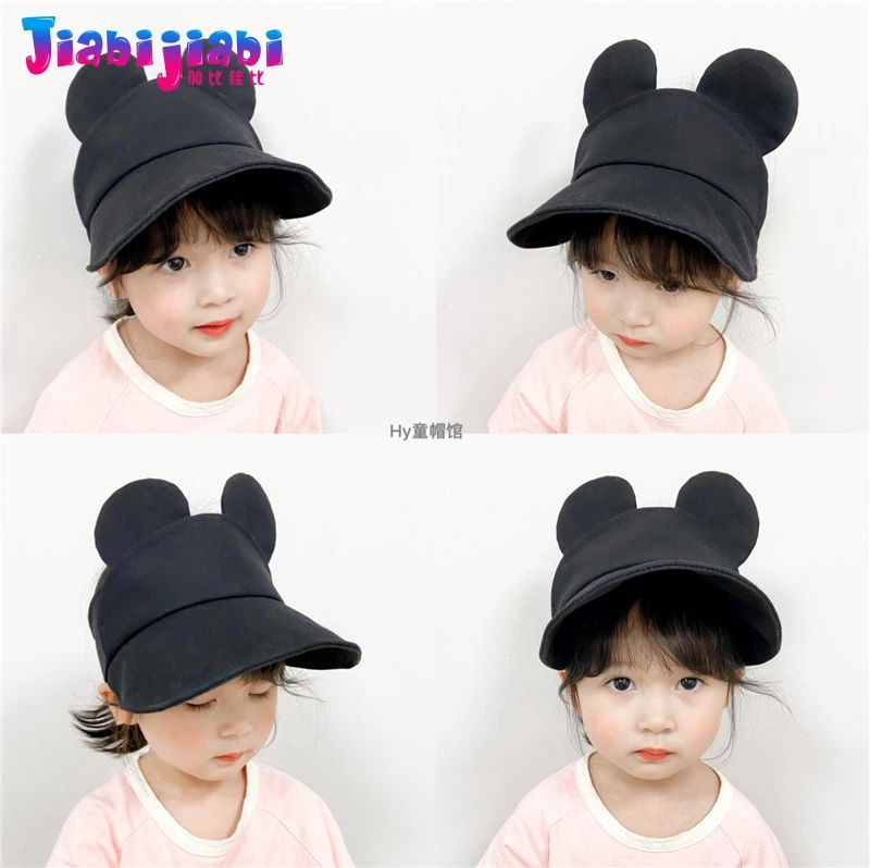 Летний детский топ воздушная Кепка милая Солнцезащитная бейсболка для маленьких