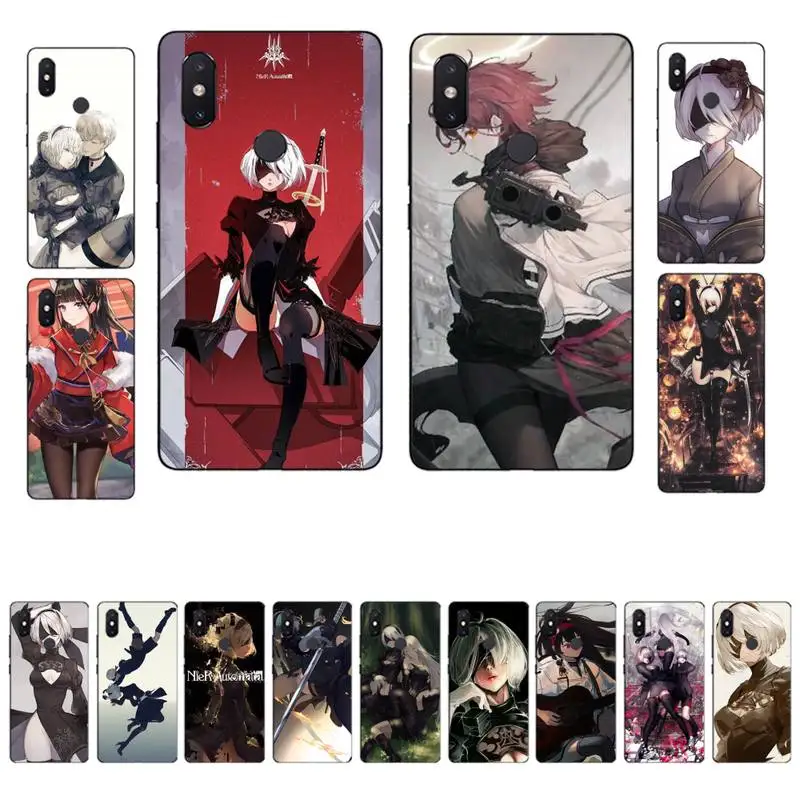 YNDFCNB Nier Automata чехол для телефона из аниме Xiaomi mi 8 9 10 lite pro SE 5 6 X max2 3 mix2 F1|Бамперы| |