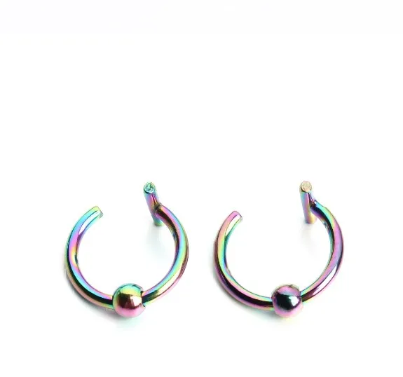 10 шт. 11 мм штанга из нержавеющей стали для бровей губ носа пирсинг серьги-гвоздики