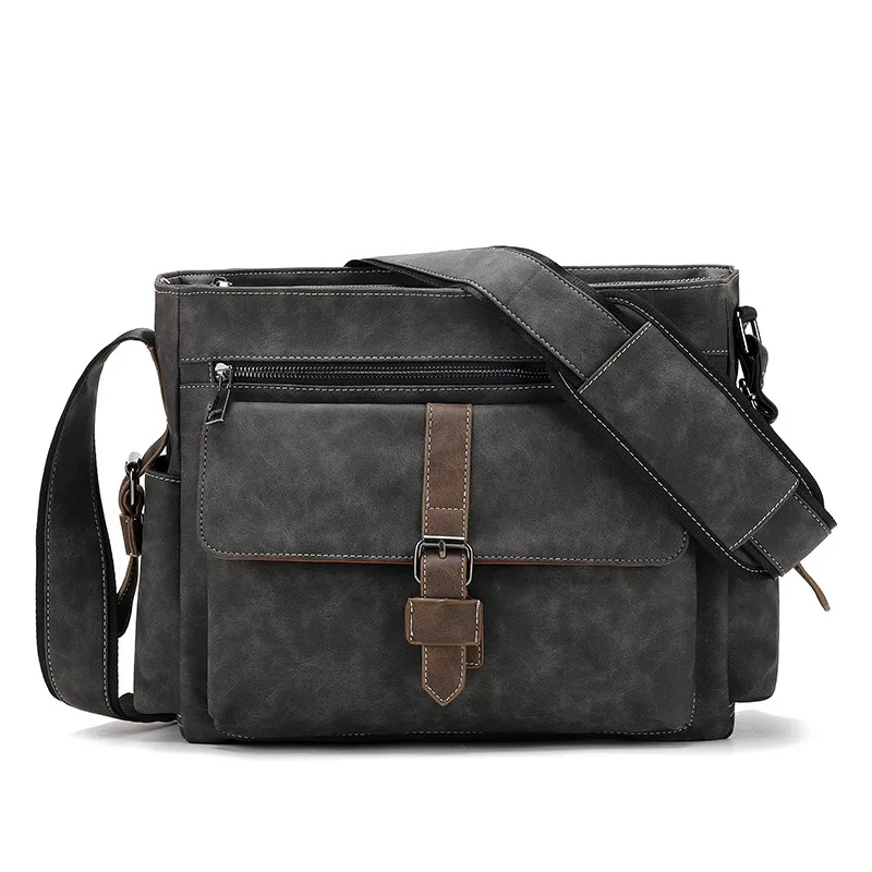 Новые модные водонепроницаемые сумки через плечо из искусственной кожи мужские