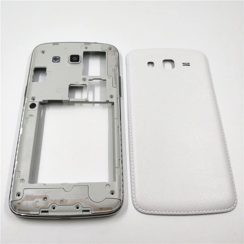 

Top Quality Full Housing For Samsung Galaxy Grand 2 II G7102 G7106 G7100 Battery Back Cover Door Rear Cover + Middle Frame