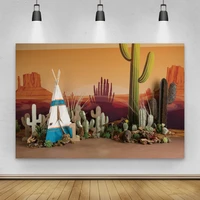 laeacco mexican feast cactus desert volcano tabernacle 1st birthday retro backdrop photography background photophone photocall