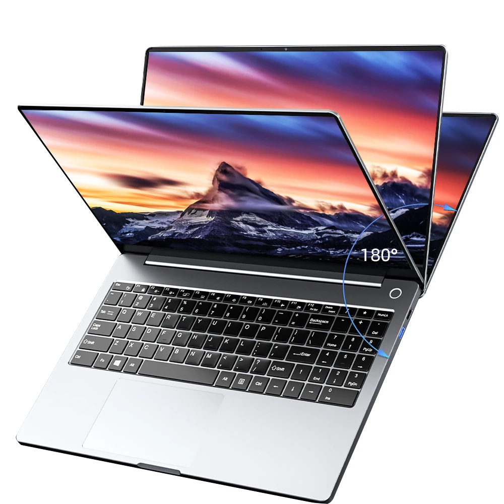 15 6inch amd metal laptop max ram 64gb 3tb ssd ultrabook metal computer 2 4g5 0g bluetooth amd ryzen 5 pro 4500u windows 10 11 free global shipping