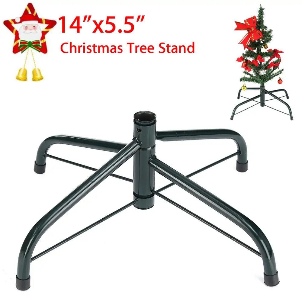 

30cm/70cm Christmas Tree Stand Christmas Tree Bracket Green Metal Holder Base Cast Iron Stand Christmas Party Decoration