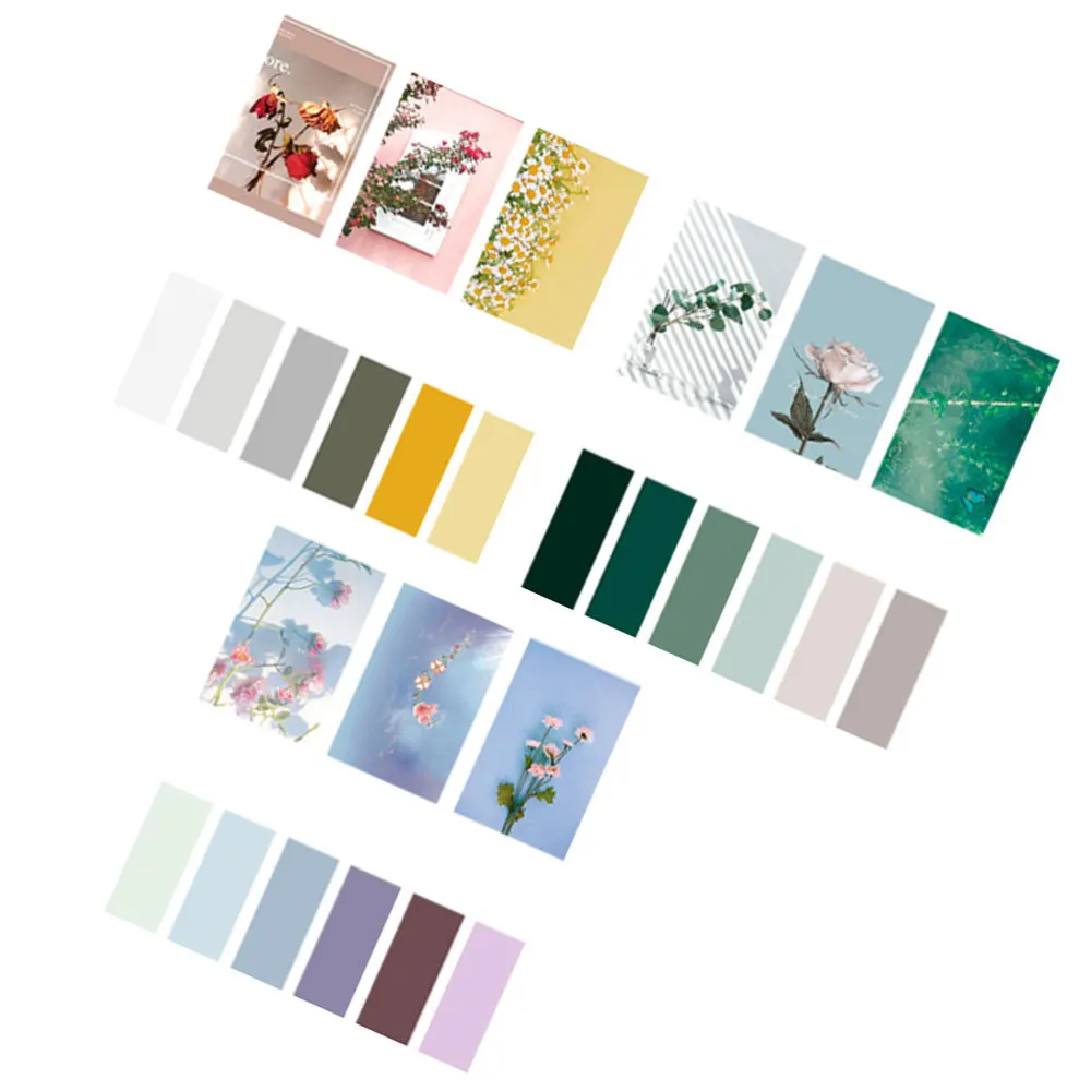 

3 Sets Retro Floral Convenient Memo Pad Practical Tearable Sticker Daily Note Pad Scrapbook Self-Stick Notepad for Home Office