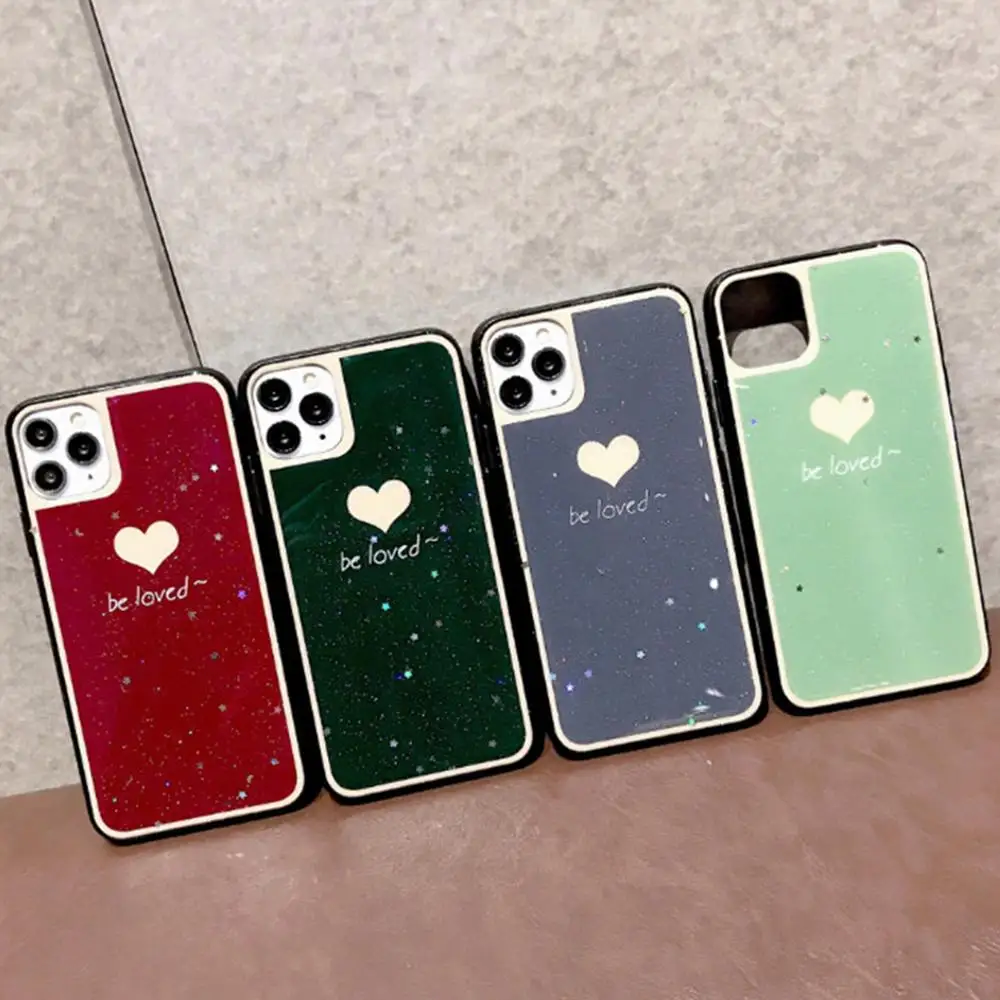 Силиконовый блестящий чехол для телефона iphone 6 6s 7 8 plus X XR 11 Pro XS Max Oppo R17 pro R9 R11 S Plus