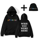 Брендовая флисовая мужская толстовка с капюшоном в стиле хип-хоп модная мужская уличная Толстовка в стиле хип-хоп Мужская и Женская одежда Женская Толстовка Топы