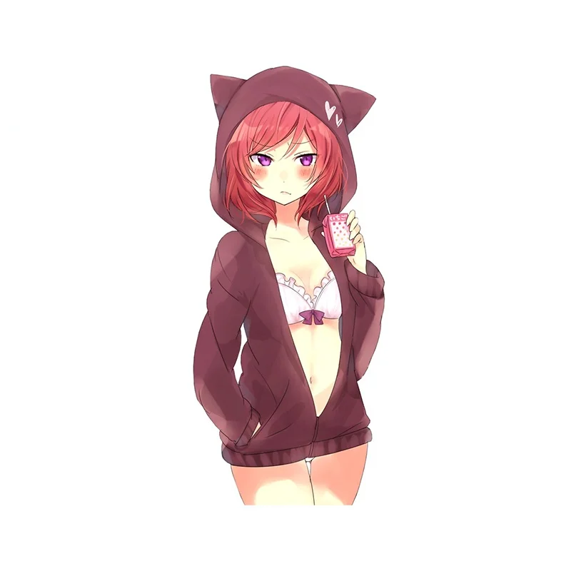 

Design Maki Nishikino Love Live Car Stickers and Decals DIY Custom Printing Window Decor JDM Accessories KK13*6cm