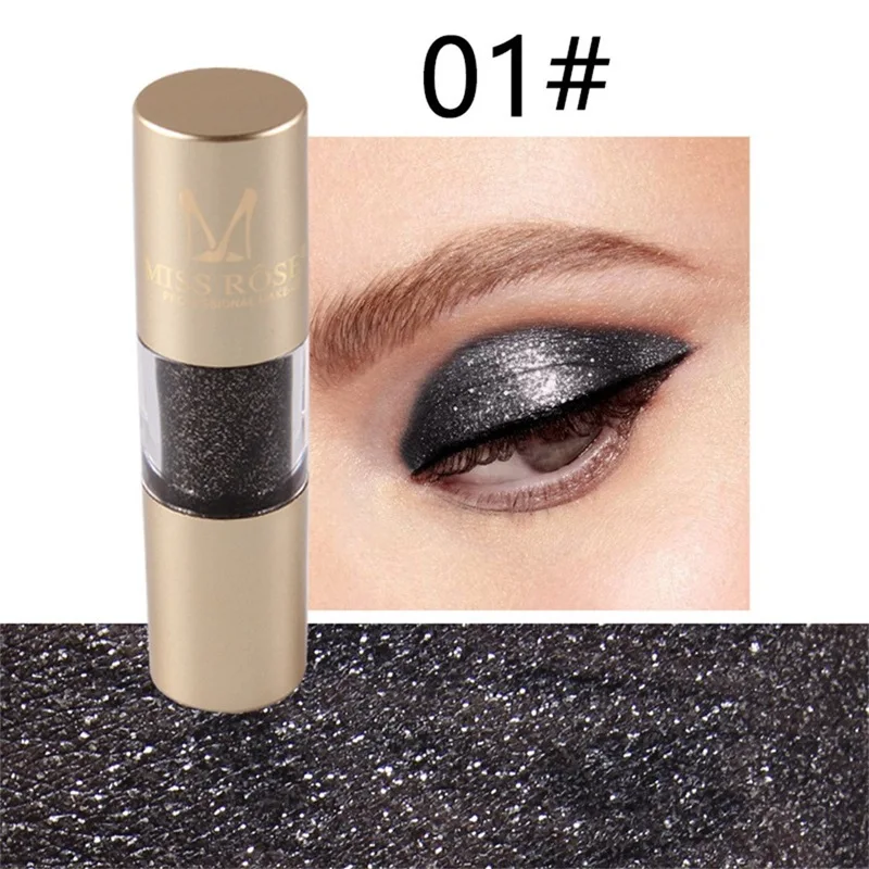 Женская мода maquillaje металлические блестящие глаза тени для век водоустойчивые, блестящие подводка для глаз maquillajes para mujer - Цвет: A