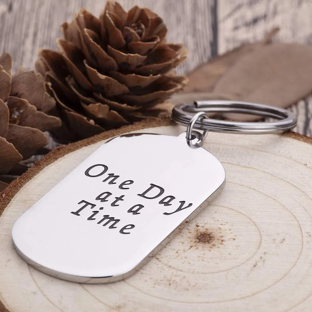 Encouragement Gifts Keychain for Men Women Inspirational Him Her Birthday Religious Jewelry Keyring Serenity Prayer | Украшения и