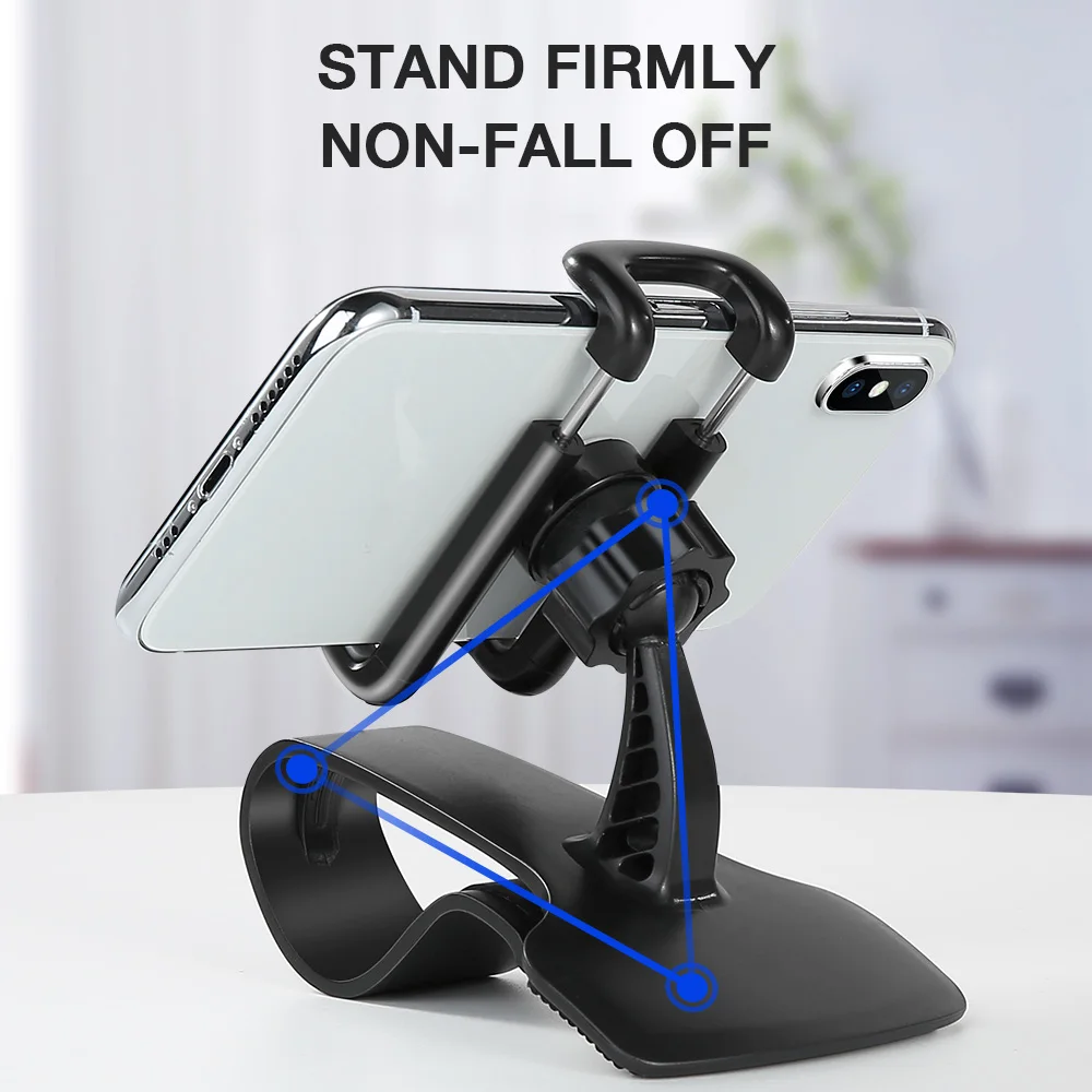 Автомобильный держатель для телефона KISSCASE вращающийся на 360 градусов приборной