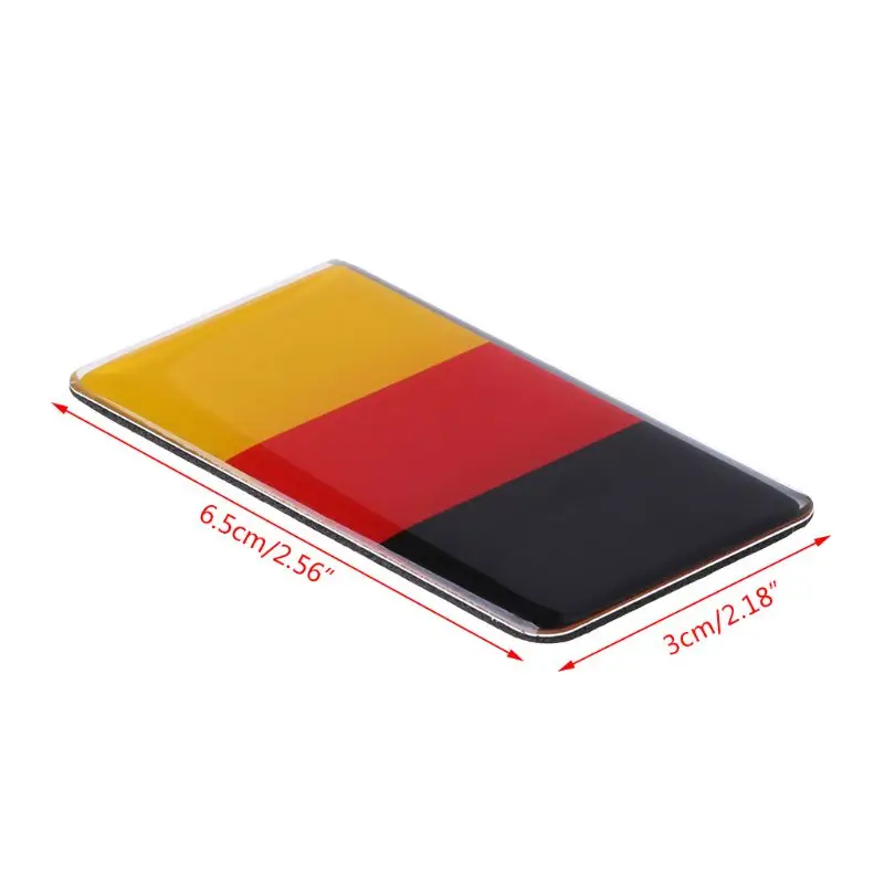 

1pc German Flag Front Grille Sticker Emblem Badge For Golf