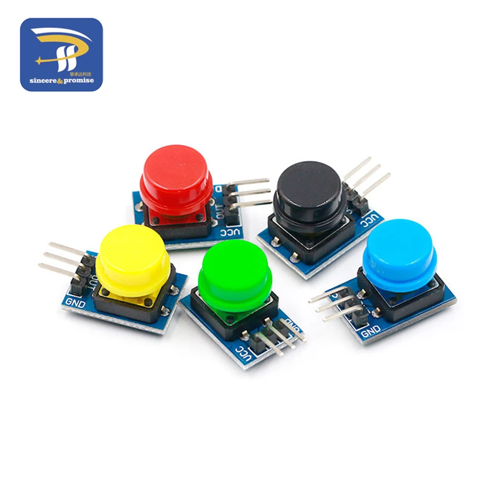 5 шт. 12X12MM большая клавиша предназначенная для людей с модуль Кнопка светильник