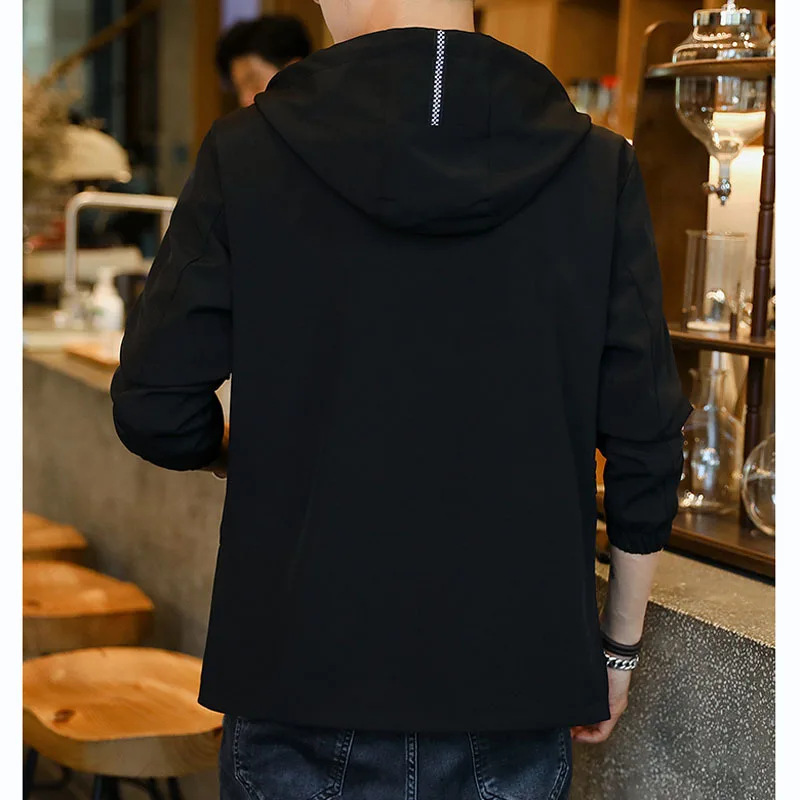 Мужская куртка с капюшоном новинка 2020 весенне-осеннее мужское пальто модная