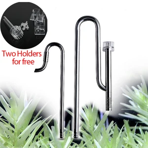 Фильтр для аквариума, водопроводная труба из нержавеющей стали с поверхностным скиммером, система фильтрации оттока для посаженной травы