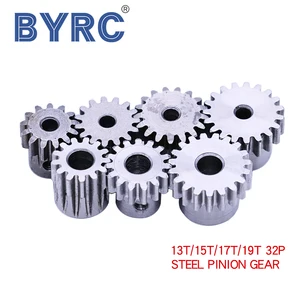 Мотор-редуктор 32P 13T 15T 17T 19T, 0,8 м 3,17 мм 5 мм, отверстие, металлическая Шестерня s для TRX-4 T4 SLASH 4X4, запасные части для РУ автомобилей, 1 шт.