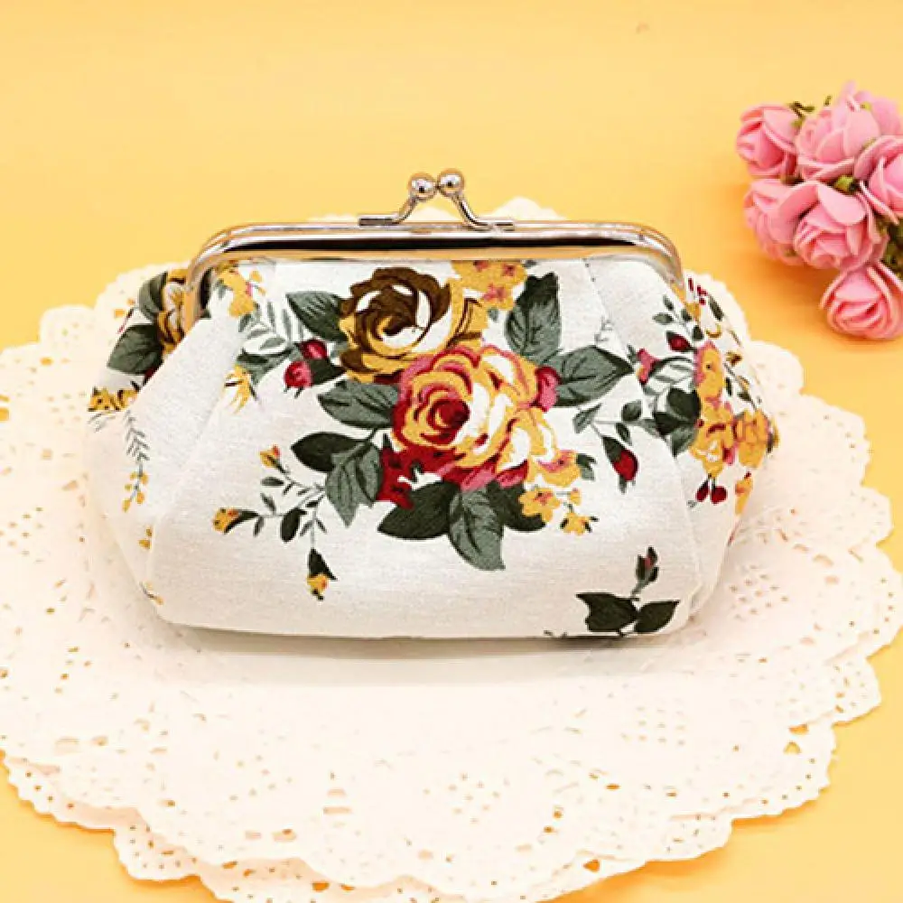 

Molave Wallet Women Ladies Retro Vintage Flower Small Wallet Hasp Purse Clutch Bag Printed wallet For Women monederos para mujer