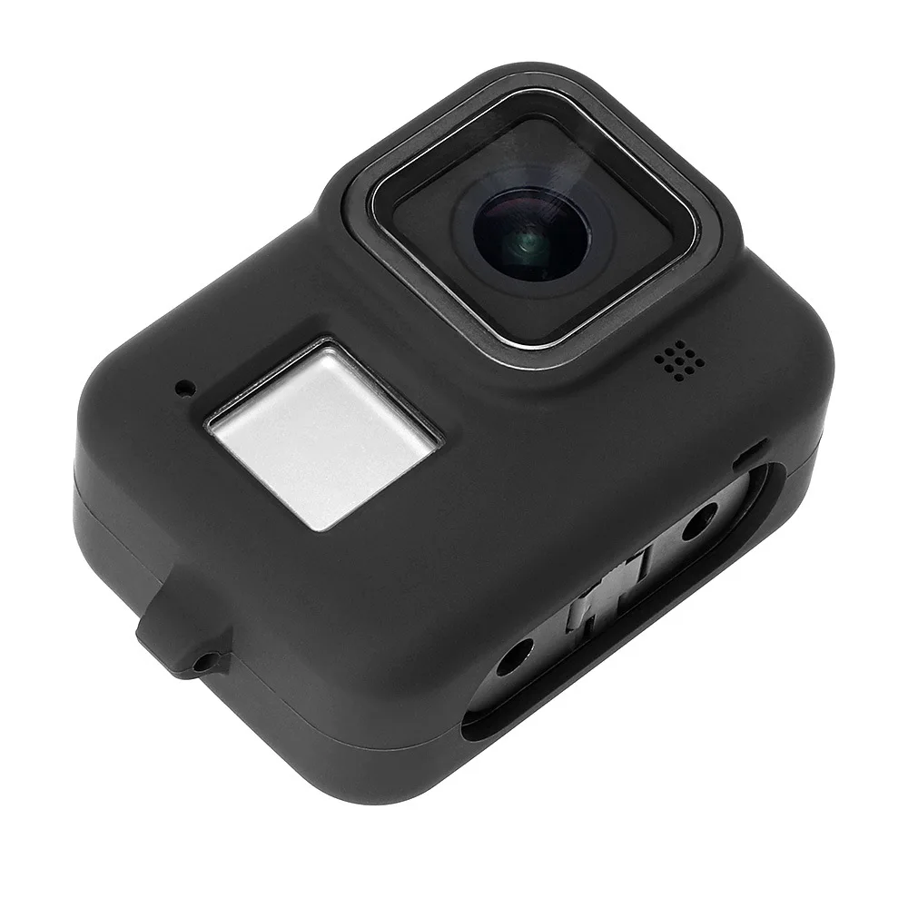 Suptig аксессуары для Go pro мягкий силиконовый защитный чехол с ремешком