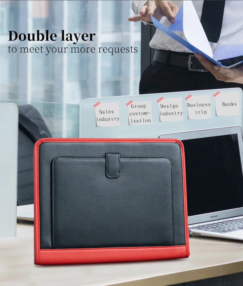 Симпатичная кожаная растягивающаяся дорожная Папка органайзер для документов