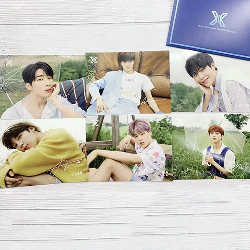 11 шт./компл. KPOP X1 Lomo Card ProduceX 101 X один альбом та же картина самодельная бумага фото карты плакат Фотокарта