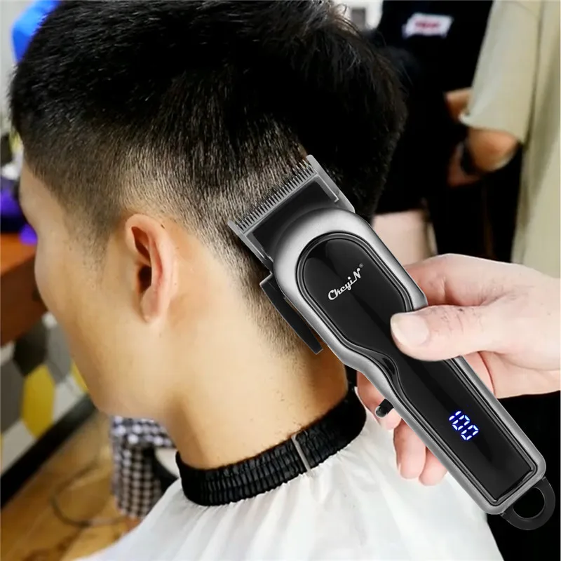 Ckeyin Парикмахерская профессиональная машинка для стрижки волос Электрический