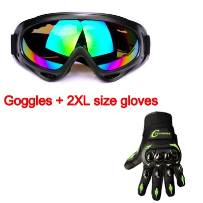 2XL Green gloves Военные очки, мото, пуленепробиваемые, армейские солнцезащитные очки, охотничьи, стрельба, Воздушный пистолет, CS, военные игры, велосипедные, мотоциклетные очки, для спорта на открытом воздухе - Цвет: 2XL Green gloves