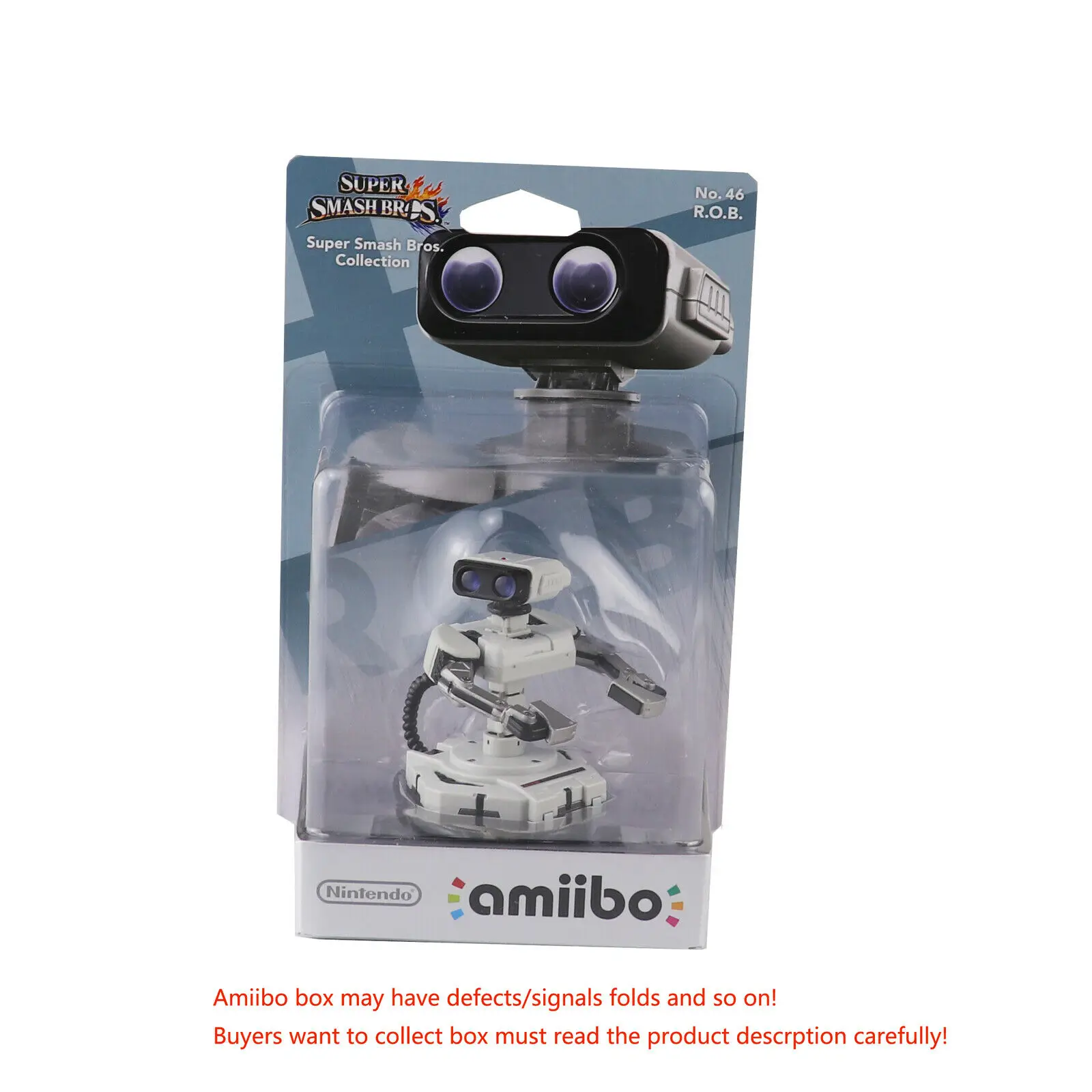 R.O.B Grey Фигурка Amiibo Super Smash Bros. Серия Для nintendo переключатель Фирменная Новинка - Цвет: R.O.B Grey
