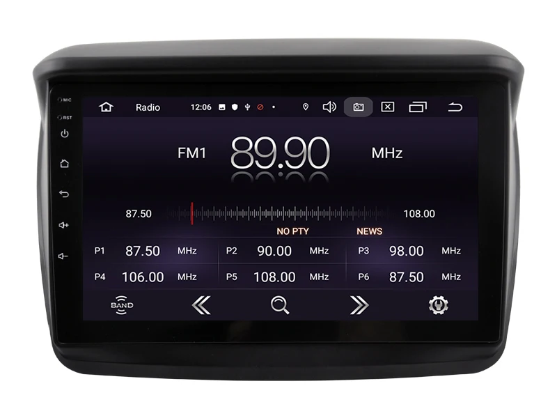 Прямая с фабрики OTOJETA Android 9,0 Автомобильный мультимедийный радио для Mitsubishi L200 gps навигация по Bluetooth Pajero магнитофон