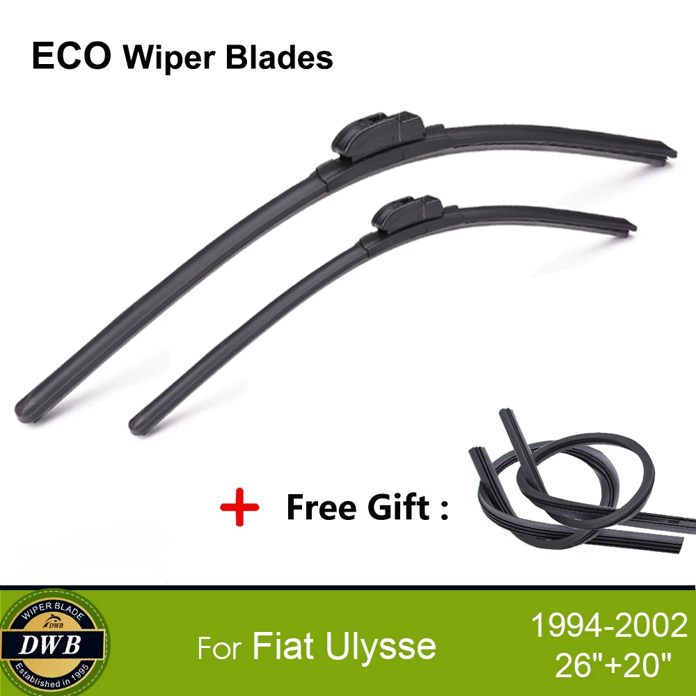 Двойки для Fiat Ulysse 1994-2002 26 дюймов + 20 2 шт. резиновые стеклоочистители распродажа