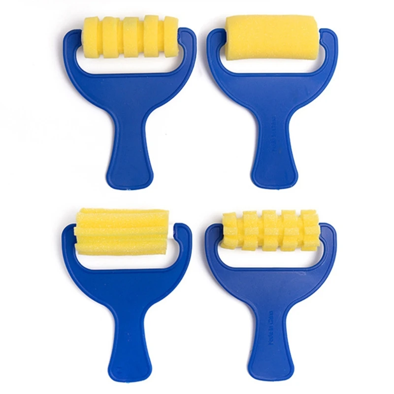

30 PCS Kid Painting Brushes Sponge Drawing Tools Kit for Kids Sponge Paint Brushes Kits Paint Sponge Brushes Kit High Quality