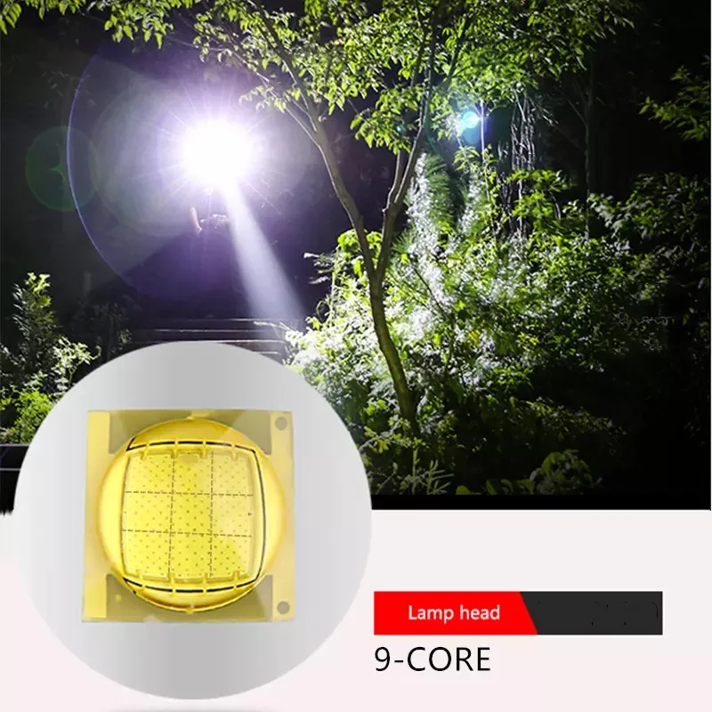 100000lm xhp199led flashlight 9core usb rechargeable waterproof zoom xhp99 bicycle lamp 5mode 1865026650 battery phone charging free global shipping