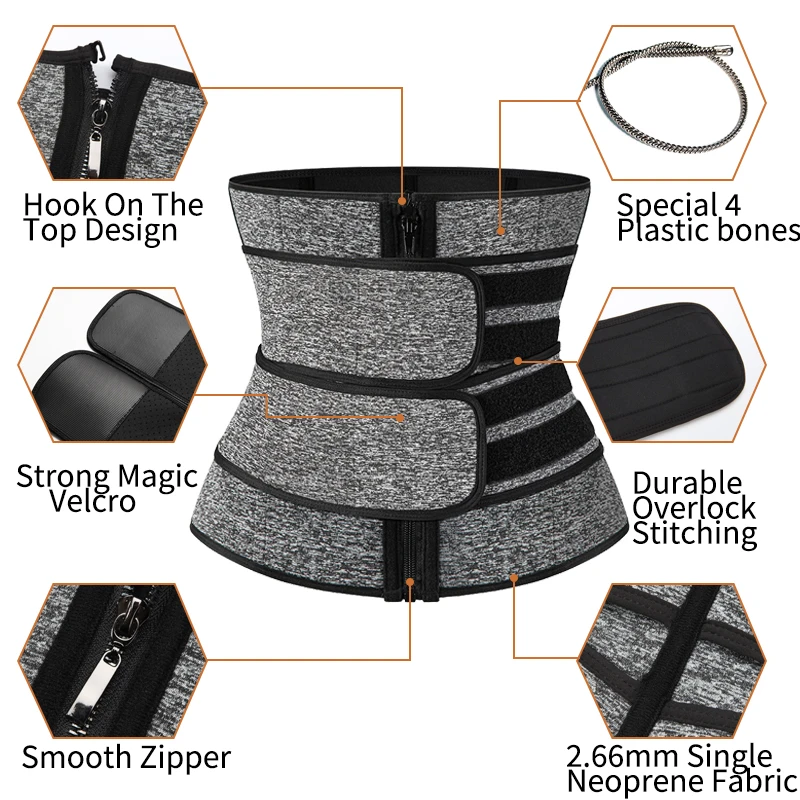 Корсет мужской Неопреновый для тренировки талии и живота|Корректирующее белье| |