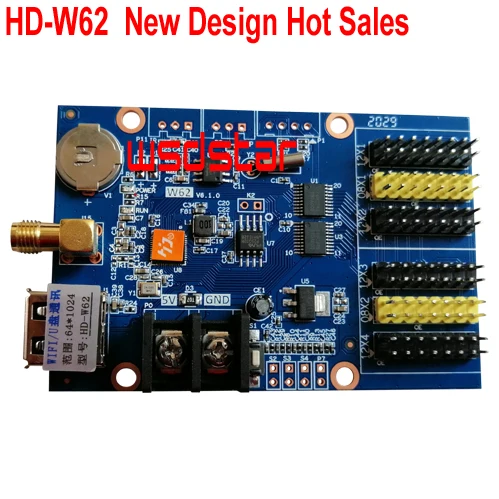 Светодиодная карта контроллера для сообщений USB Wi Fi P10 P4.75 P10|Светодиодные дисплеи|