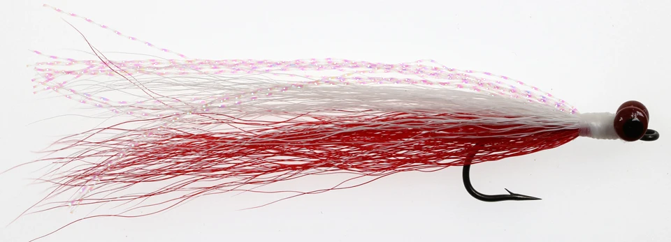 ICERIO 8 шт. гантели голова в соленой воде муха форель Bonefish красная рыба мухи клоузер глубокий Гольян рыболовные приманки#4
