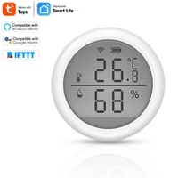 tuya wifi temperature and humidity sensor controller meter indoor hygrometer thermometer with lcd display for smart home