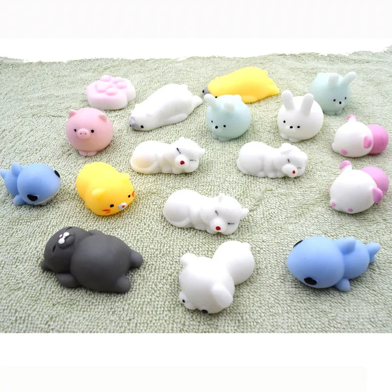 Игрушки для снятия стресса 5 шт. мягкая игрушка милые животные мяч сжимаемые