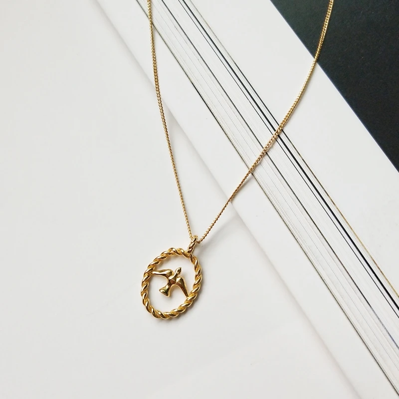 

925 Sterling Sliver Heart/Coin Pendant Necklaces Vintage Layered Choker Kolye Minimalist Disc Boho Chokers Necklace Jewelry
