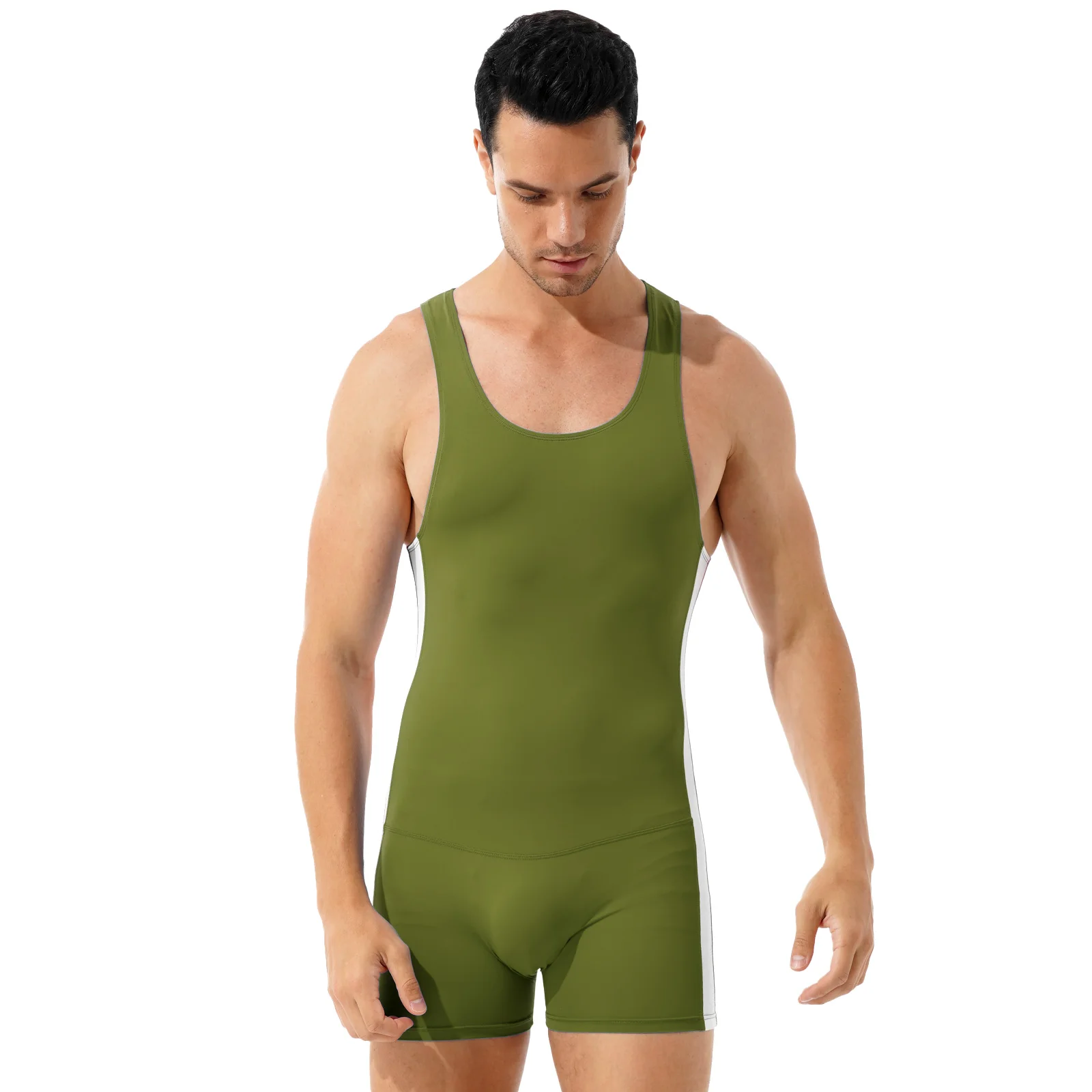 Мужское боди без рукавов с круглым вырезом | Тематическая одежда и униформа