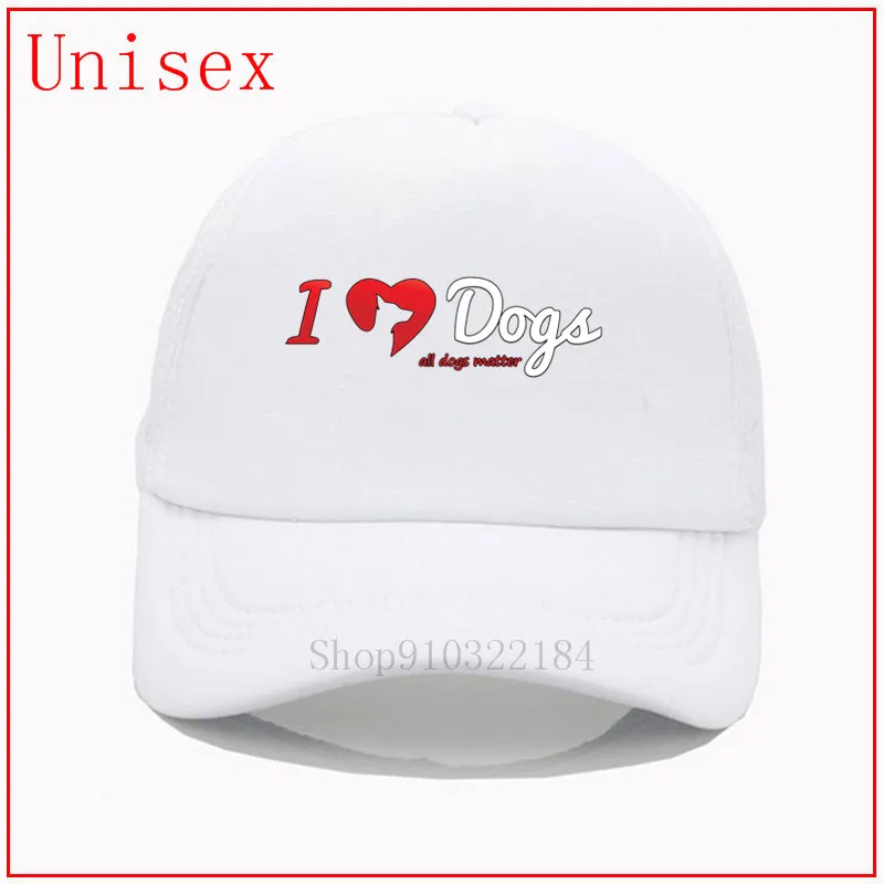 Кепка от солнца с надписью I Love Dogs для женщин | Аксессуары одежды