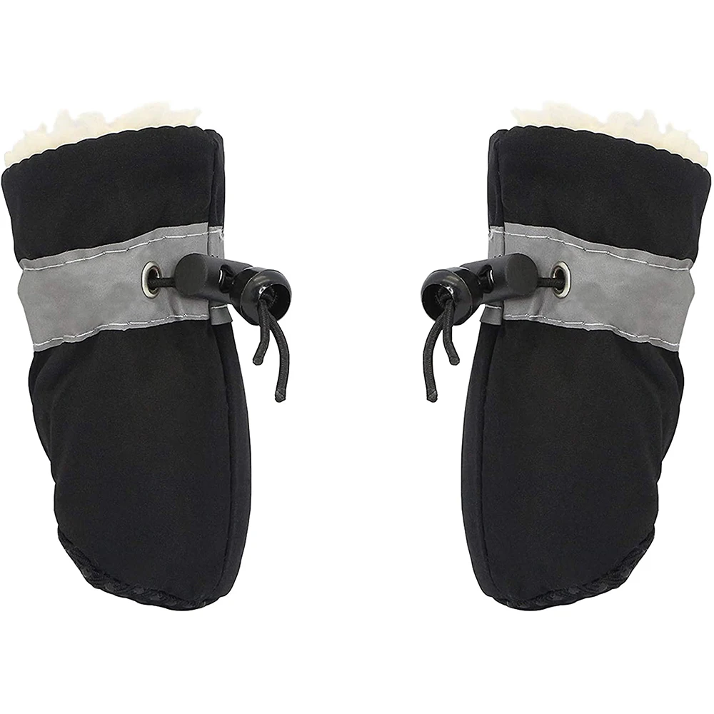 Зимняя обувь теплые сапоги Paw протектор с мягкой подошвой рисунком собачки и